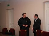 Sauliaus Chadasevičiaus/15min.lt nuotr./A.Smirnovas (kairėje) turi galingą gynėją – garsų advokatą Rimą Andrikį.