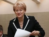 Irmanto Gelūno/15min.lt nuotr./Eurokomisarė Dalia Grybauskaitė pateikė pareiškinius dokumentus Vyriausiajai rinkimų komisijai