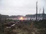 Aplinkos ministerijos nuotr./Dujotiekio avarija Širvintų rajone