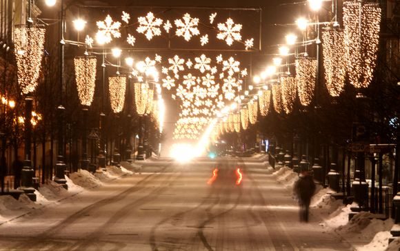 Žiemiška naktis Vilniuje