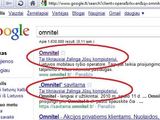 15min.lt nuotr./Apie žalingą turinį Omnitel.lt įspėjo ir „Google“ paieškos svetainė.