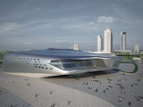 Projektų autorių vizualizacijos/Guggenheimo muziejus (Z.Hadid projektas)