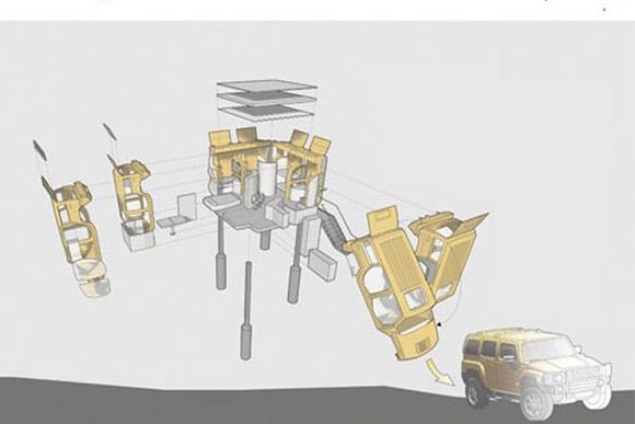 Gamintojo nuotr./HummerHome namas