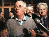 AFP/„Scanpix“ nuotr./Sovietų sąjungos prezidentas Michailas Gorbačiovas (1991 m. rugpjūčio 21 d.)