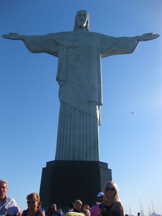 G.Kačinskaitės nuotr./Kristaus statula Rio Dežaneire. Vienas labiausiai turistų lankomų objektų