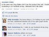 15min.lt nuotr./Markas Zuckerbergas teigia, kad naudoja „Facebook“ visą dieną.