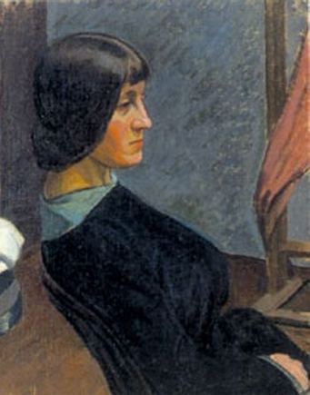 Justino Vienožinskio paveikslas/Jaunos moters portretas (1913 m.)