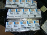 VSAT nuotr./Kontrabandinės cigaretės