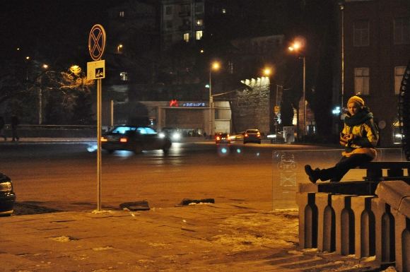M.Vadiaio nuotr./Naktinės Tbilisio gatvės