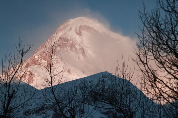 Karolio ir Evelinos nuotr./Kazbeko kalnas. 5033m. Septintoji pagal aukatį Kaukazo viraūnė