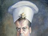 Deniso Lopatino karikatūra/Virėjas Dmitrijus Medvedevas