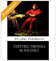 Archyvo nuotr./Alvydo Jokubaičio knyga „Vertybių tironija ir politika“ 