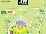 Organizatorių nuotr./Lady Gagos koncerto Vilniuje žemėlapis