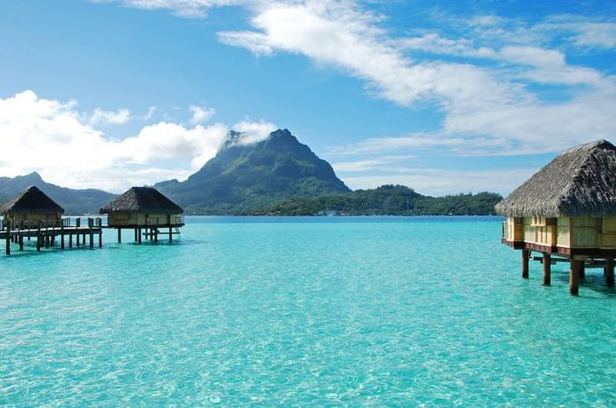 Shutterstock nuotr./Viena labiausiai turistų lankomų Polinezijos salų - Bora Bora.