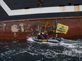 AFP/„Scanpix“ nuotr./„Greenpeace“ aktyvistų protestas 