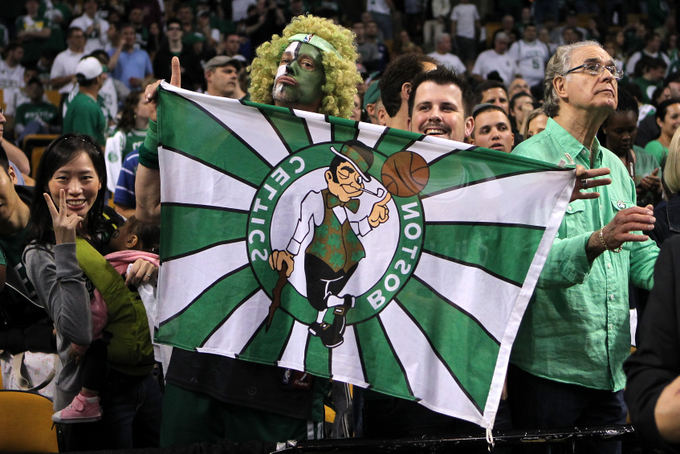 Reuters/Scanpix nuotr./Bostono Celtics gerbėjas