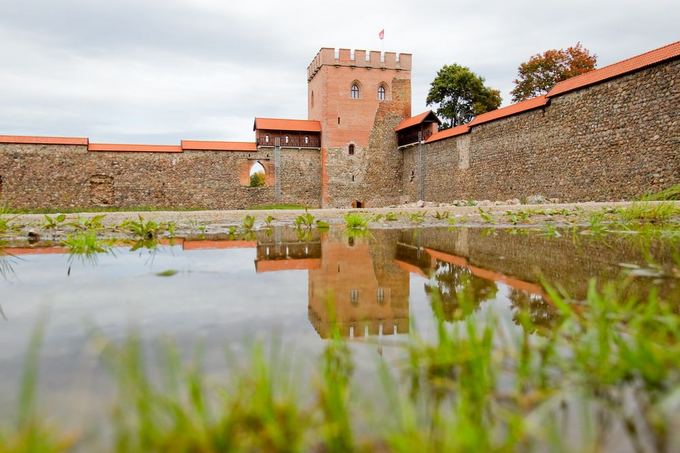 Atstatyta Medininkų pilis