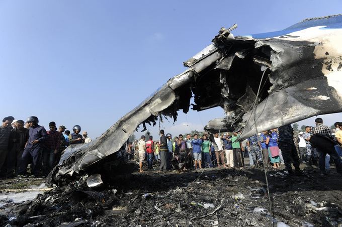 AFP/Scanpix nuotr./Aviakatastrofa Nepale