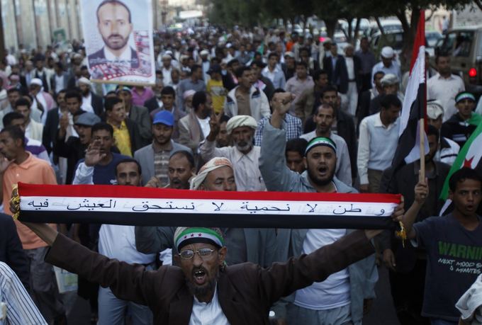 Reuters/Scanpix nuotr./Jemene vykstantys protestai