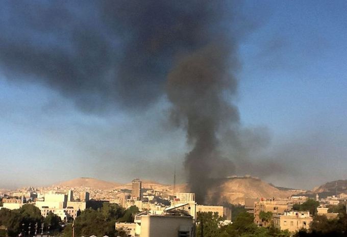 AFP/Scanpix nuotr./Rugsejo pabaigoje vykę sprogimai Damaske