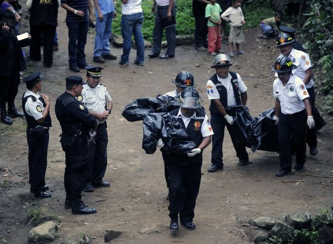 AFP/Scanpix nuotr./Gvatemalos policija