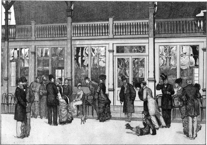 Maxo Klingerio paveikslas./Gatvė. Ia ciklo Piratinė. 18811898. Ofortas