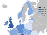 EMCDDA iliustr./Kokaino vartojimas Europoje (15-64 metų)