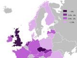 EMCDDA iliustr./Ekstazio (ecstazy) vartojimas Europoje (15-64 metų)