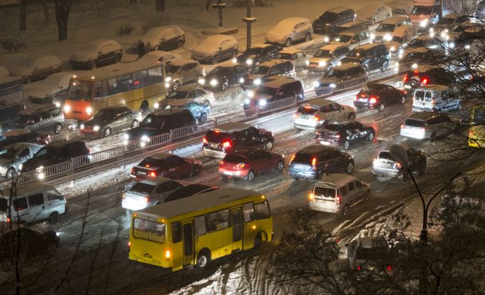 Reuters/Scanpix nuotr./Sniegas Kijeve