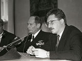 Tado Dambrausko nuotr./1991 m. Krašto apsaugos ministru paskirtas Audrius Butkevičius.