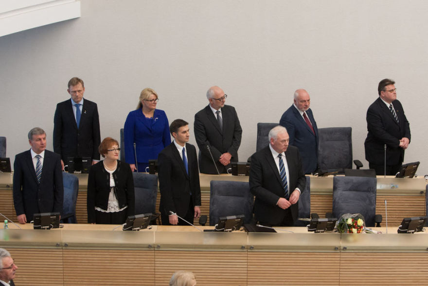 Juliaus Kalinsko/15 minučių nuotr./The new cabinet took oath