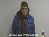 Kadras ia Vilniaus apskrities VPK filmuotos medžiagos/Įtariamasis Valerijus Capukas