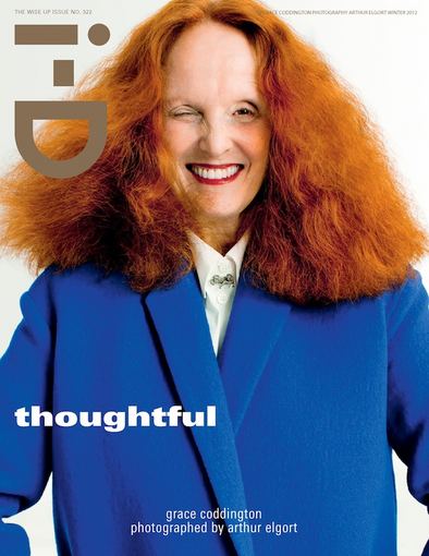 i-D nuotr./Naujausias britų mados spaudos lyderių i-D numeris su Grace Coddington. 