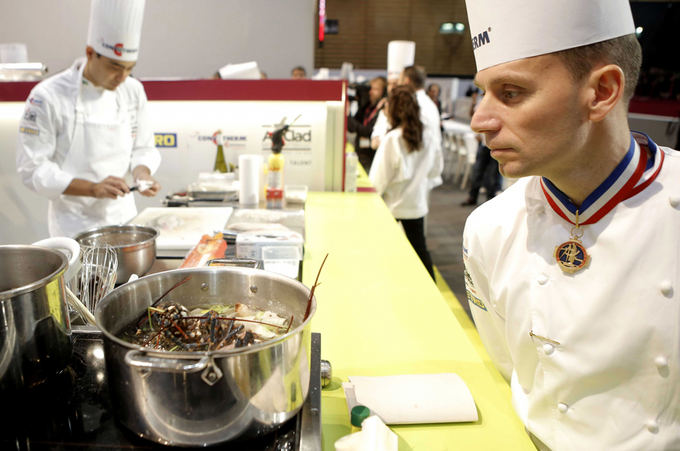 Scanpix nuotr./Liono mieste Prancūzijoje vykstantis kulinarinis konkursas Bocuse dOr