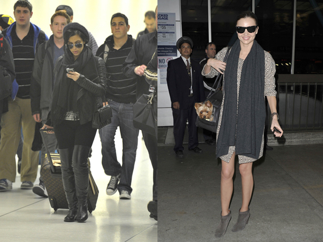 Shutterstock nuotr./Kairėje: Kim Kardashian, deainėje: Miranda Kerr
