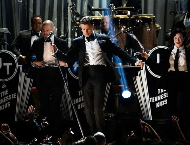 Justino Timberlake'o pasirodymas