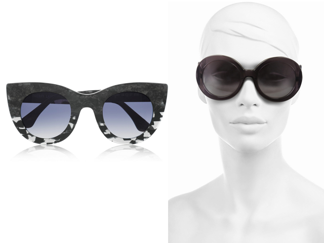 net-a-porter.com nuotr./Ia kairės: Thierry Lasry, Prada akiniai. 
