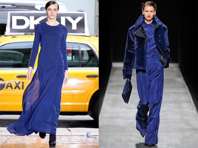  Mados namų nuotr./Ia kairės: DKNY, Sportmax 2012-2013 m. žiemos kolekcijos. 