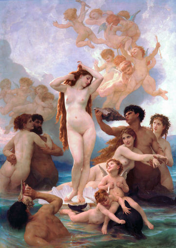 www.musee-orsay.fr/William-Adolphe Bouguereau Veneros gimimas (1879)