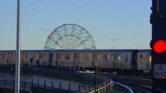 J.Juakaitės nuotr./Coney Island traukiniu stotis Brooklyne