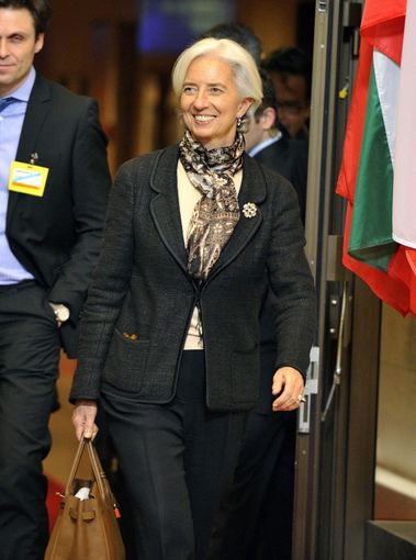 Scanpix nuotr. / Ch. Lagarde Briuselyje, Europos Sąjungos būstinėje. 