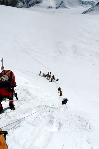 Editos Nichols asmeninio archyvo nuotr./The North Col wall