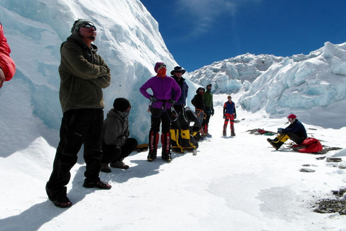 Editos Nichols asmeninio archyvo nuotr./The team near the North Col
