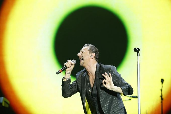 BDG nuotr./Depeche Mode vokalistas Dave'as Gahanas