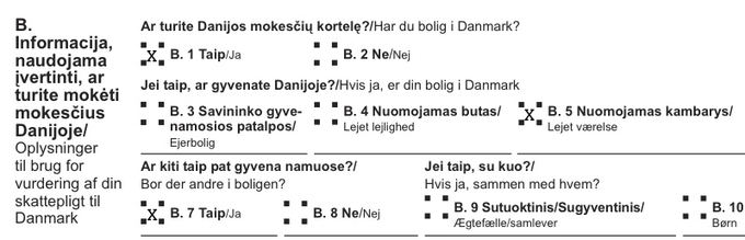 Ištrauka iš formos Nr. 063