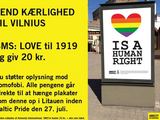 „Amnesty Denmark“ plakatas „Baltic Pride“ eitynėms paremti