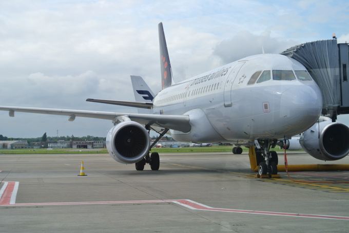 15min.lt/Violetos Grigaliūnaitės nuotr./Ia Vilniaus į Briuselį ir atgal skraidina ir Brussels Airlines bendrovė.