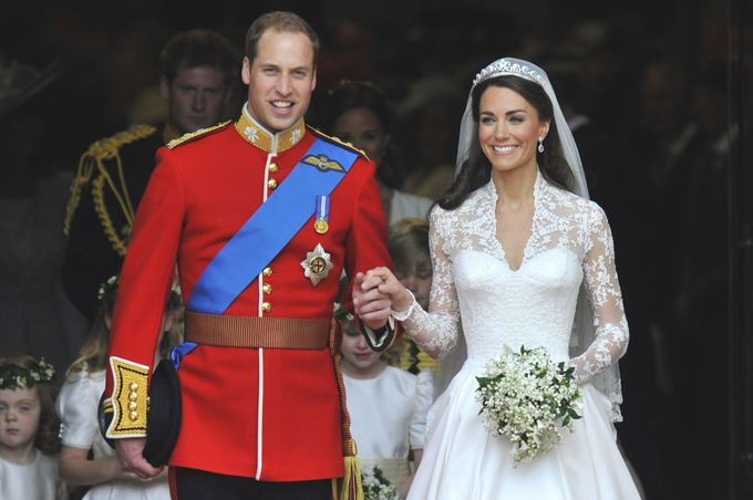 Princas Williamas ir Kembridžo hercogienė Catherine (2011-ųjų balandį)