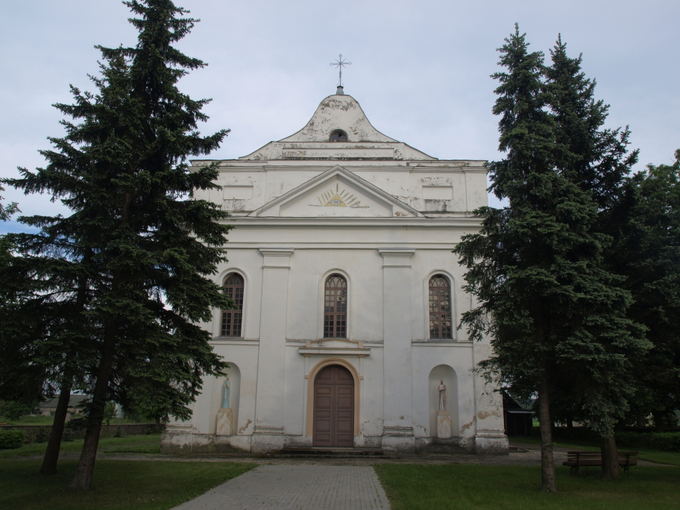 1855 m. statyta Darsūniakio bažnyčia