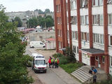 Įvykio liudininkės nuotr./Incidentas Vilniuje, Rinktinės g.